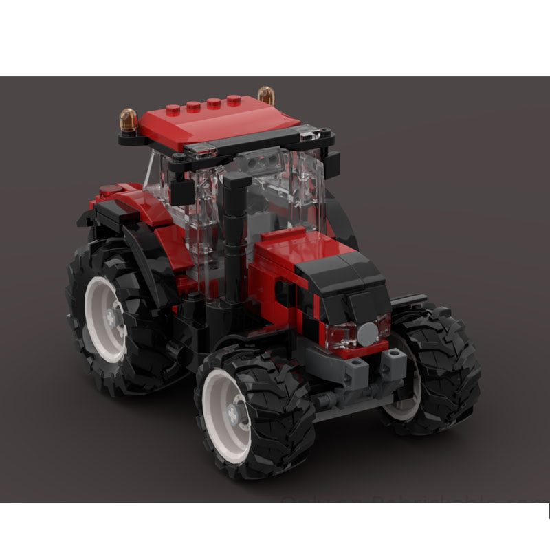 Farming Agriculture Model - City Farm MOC-271284 Red Agricultural Tractor