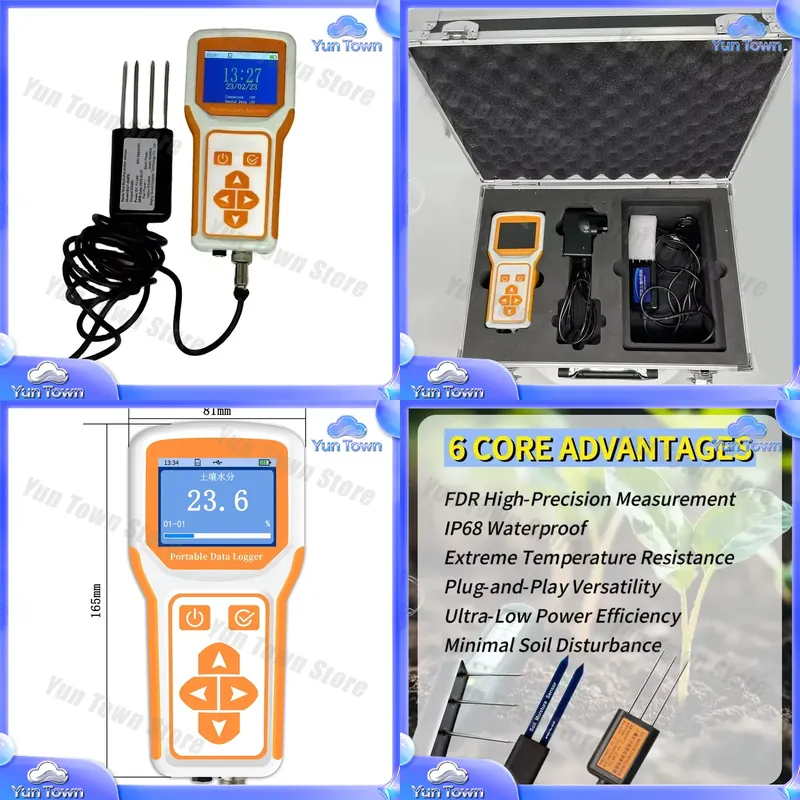 Agriculture Farming Hand Tools - 7 in 1 Soil Data Logger
