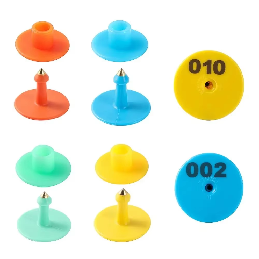 Livestock Ear Tag - 100 Pcs Pig Ear Tags With