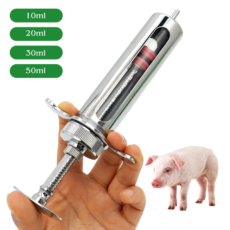 Veterinary Syringe Gun - Animal Veterinary Syringes Metal Stainless Steel