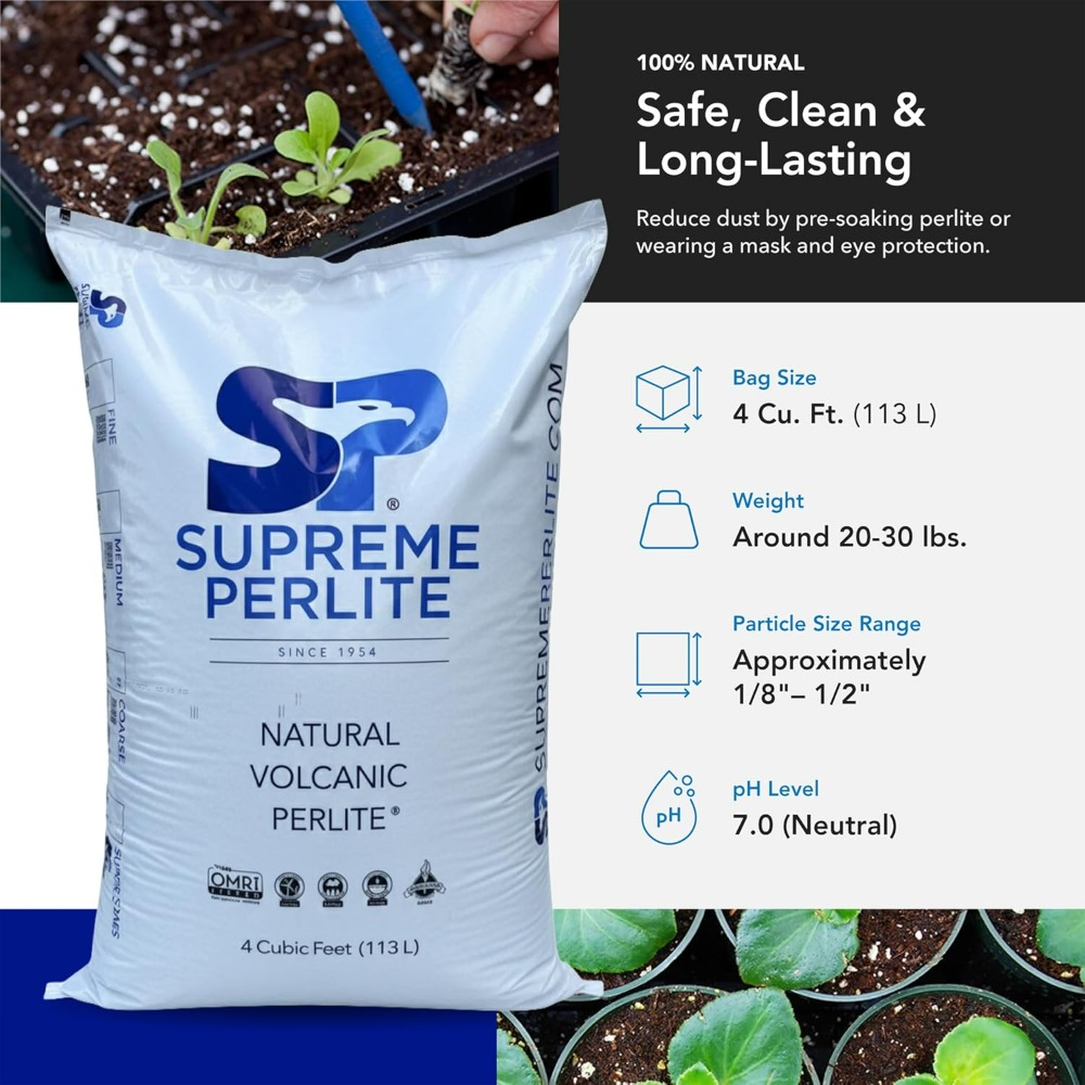 Supreme Perlite Coarse Horticu - Horticulture Soil Perlite ulasan dan harga