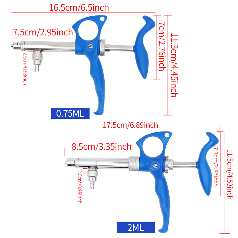 0.75Ml/2Ml Veterinary Continuo - Veterinary Syringe Gun ulasan dan harga
