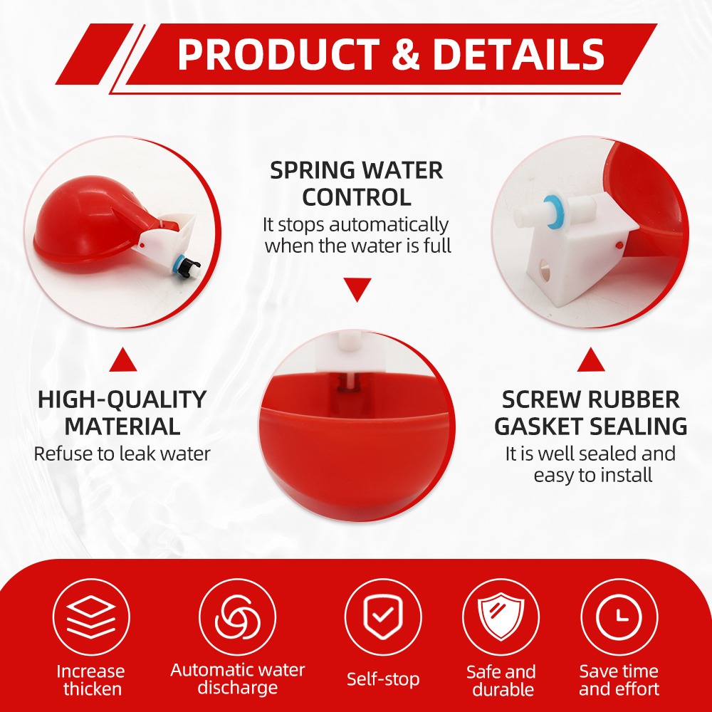 5-20Pcs Automatic Chicken Duck - Chicken Nipple Drinker ulasan dan harga