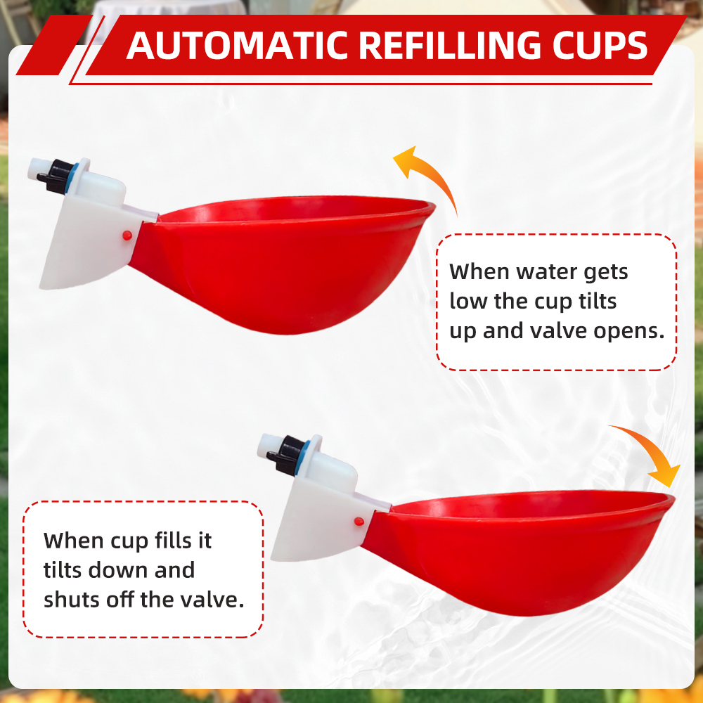 5-20Pcs Automatic Chicken Duck - Chicken Nipple Drinker ulasan dan harga