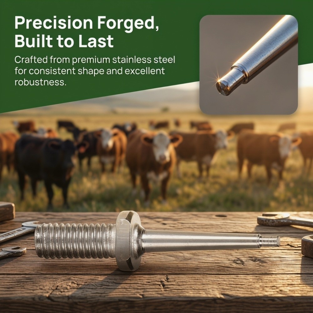 10Pcs Practical Stainless Stee - Livestock Ear Tag ulasan dan harga