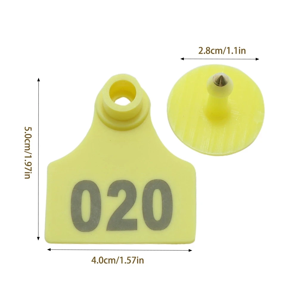 100Pcs Copper Head Laser typin - Livestock Ear Tag ulasan dan harga