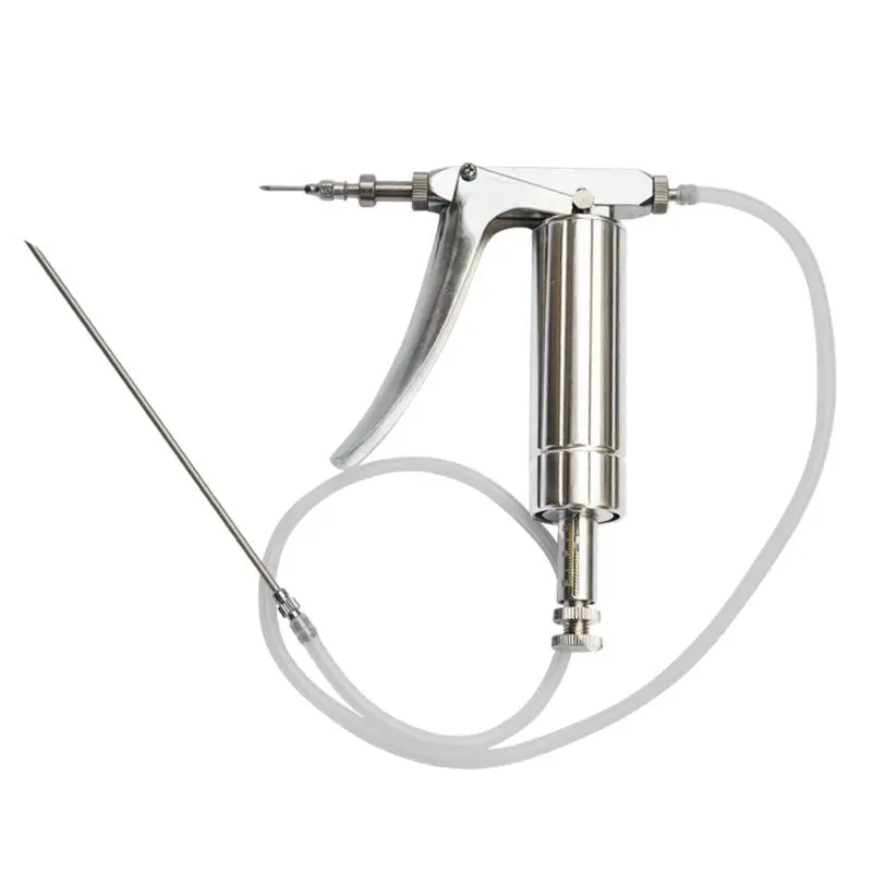 Stainless steel vaccine, adjus - Veterinary Syringe Gun ulasan dan harga