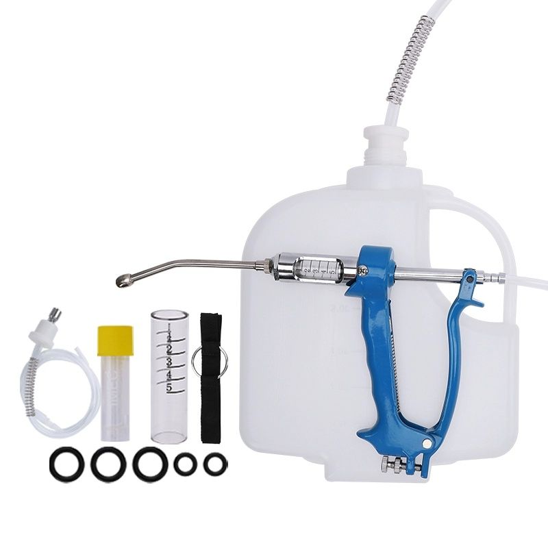 Metal Drug Filling Pet Cattle  - Veterinary Syringe Gun ulasan dan harga