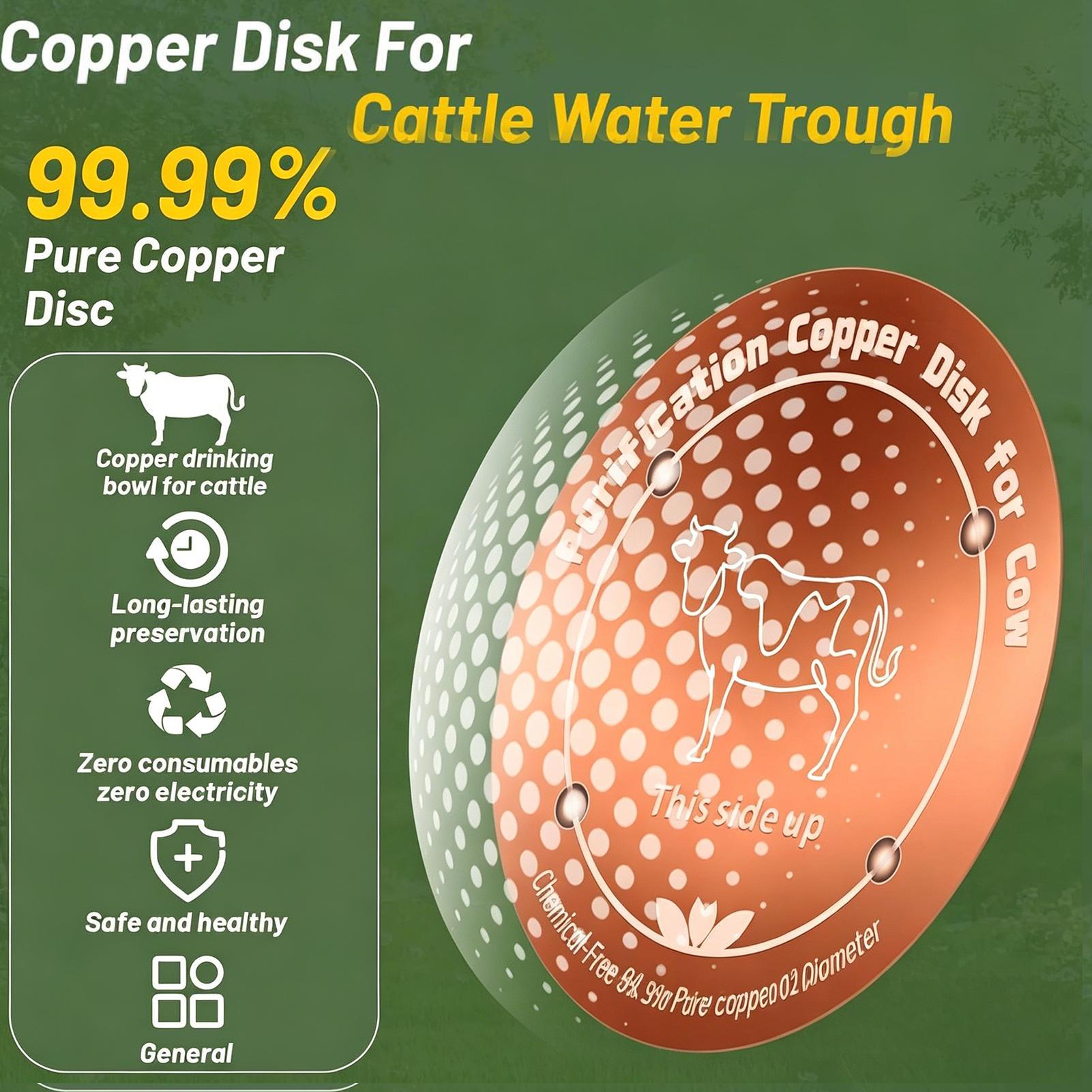 4 Inch Copper Purifier Cow Wat - Farming & Agriculture Word Stacks ulasan dan harga