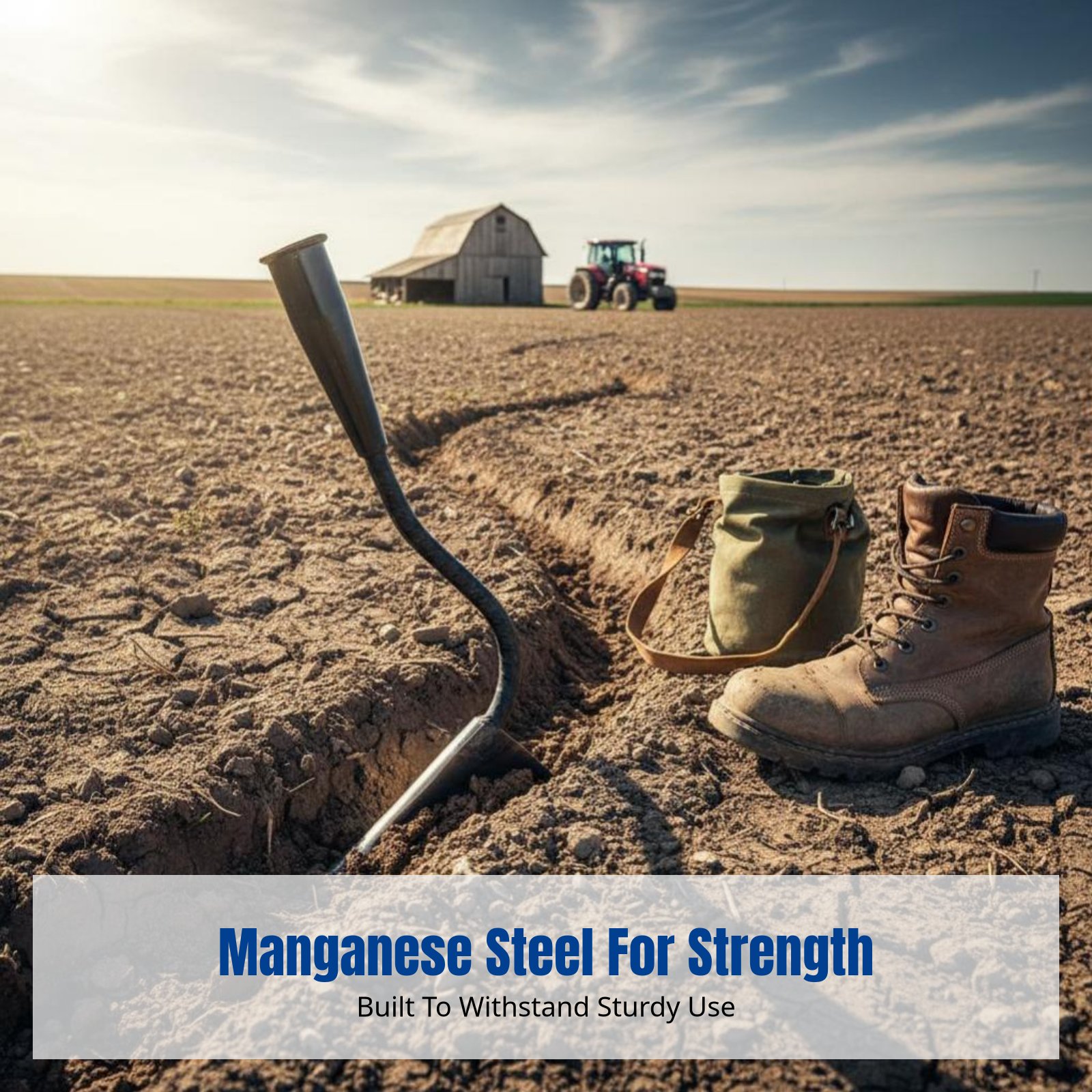 Thickened Manganese Steel Tria - Agriculture Farming Hand Tools ulasan dan harga