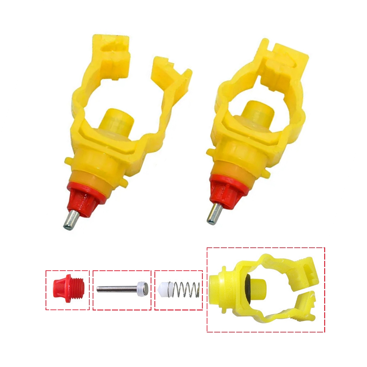 20mm 25mm Clamp-type Poultry N - Chicken Nipple Drinker ulasan dan harga