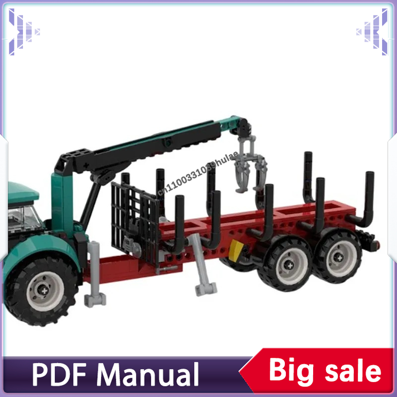 Urban City Tractor MOC Buildin - Farming Agriculture Model ulasan dan harga