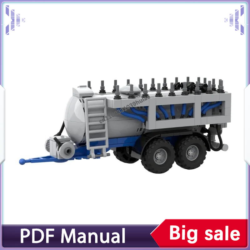 Urban City Tractor MOC Buildin - Farming Agriculture Model ulasan dan harga