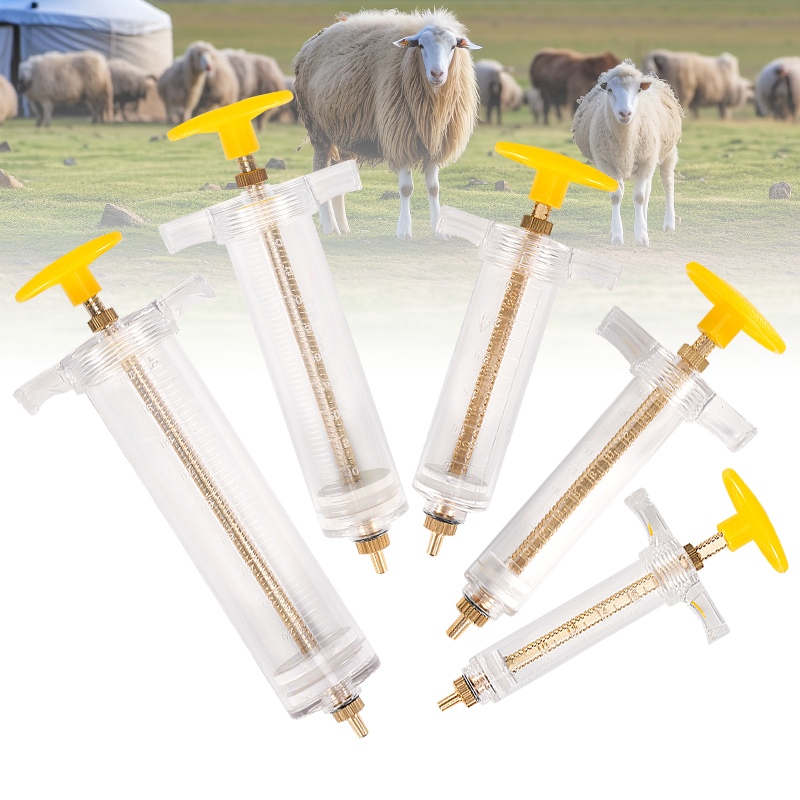 10/20/30/50/100ml Adjustable D - Veterinary Syringe Gun ulasan dan harga