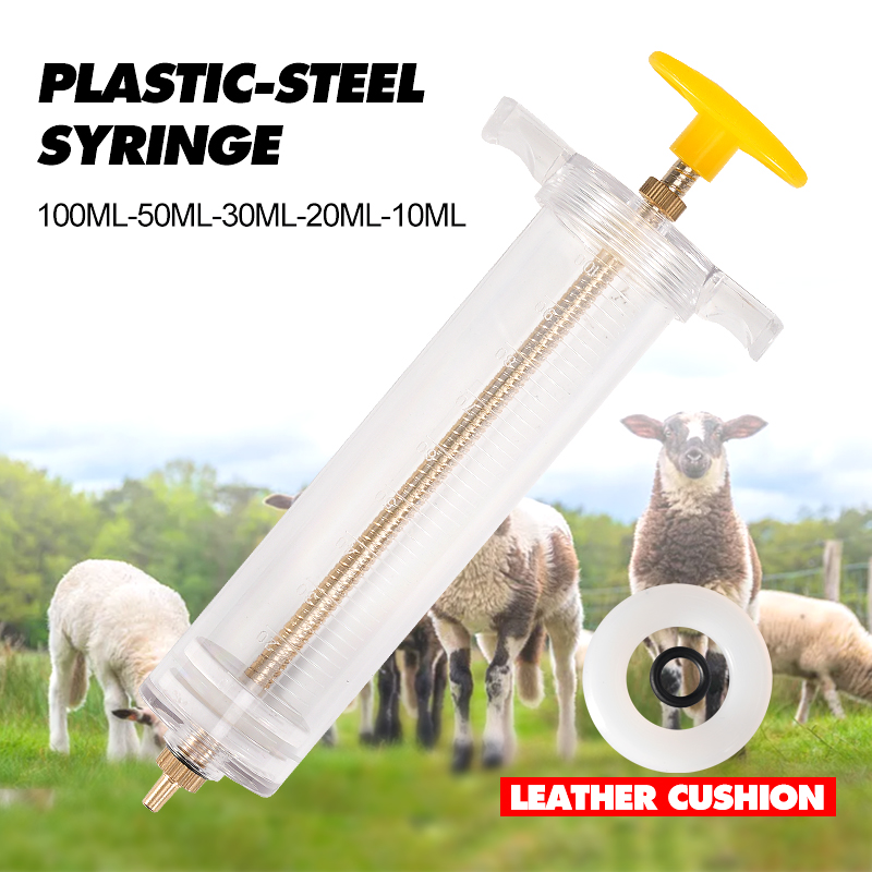 10/20/30/50/100ml Adjustable D - Veterinary Syringe Gun ulasan dan harga
