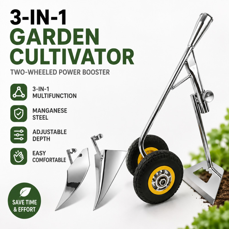 3 in 1 Hoe MultiPurpose Farmin - Agriculture Farming Hand Tools ulasan dan harga