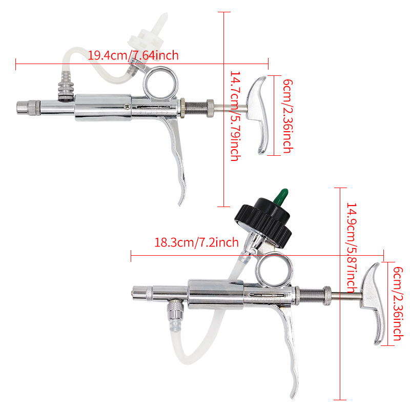 0.5-5Ml Continuous Syringe too - Veterinary Syringe Gun ulasan dan harga