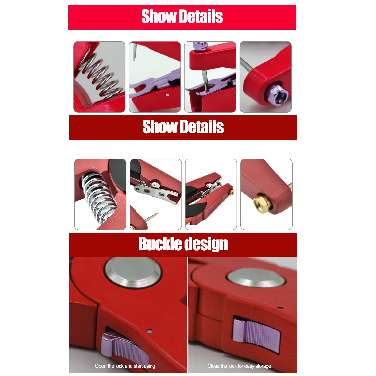 Red Alloy Ear Tag Plier for Li - Livestock Ear Tag ulasan dan harga