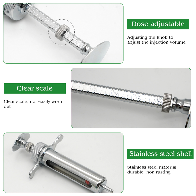 Animal Veterinary Syringes Met - Veterinary Syringe Gun ulasan dan harga