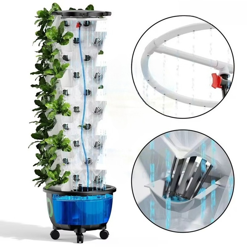 65 L 6 Layer 48 Holes Garden V - Hydroponic Farming Agriculture ulasan dan harga